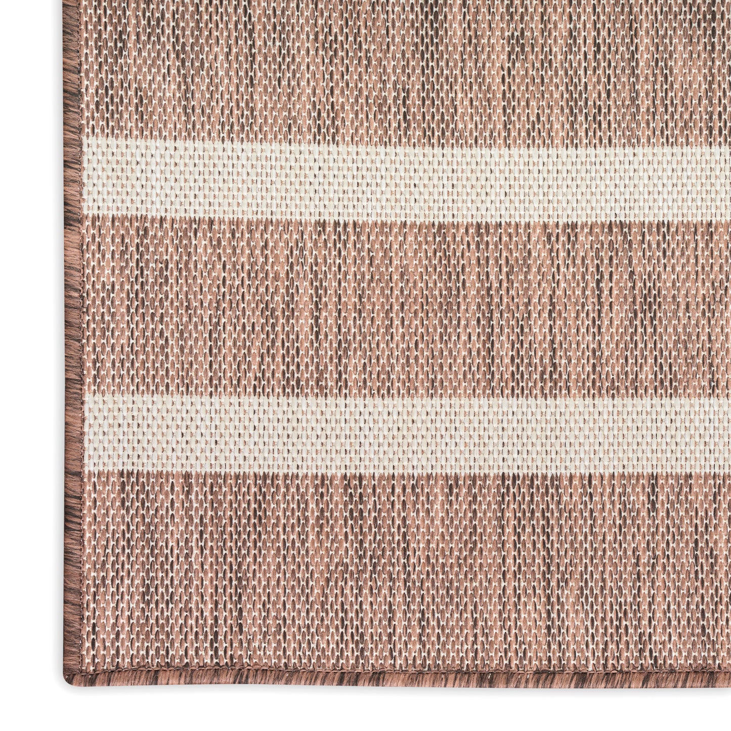 Nourison Positano 2' x 6' Natural Ivory Modern Rug