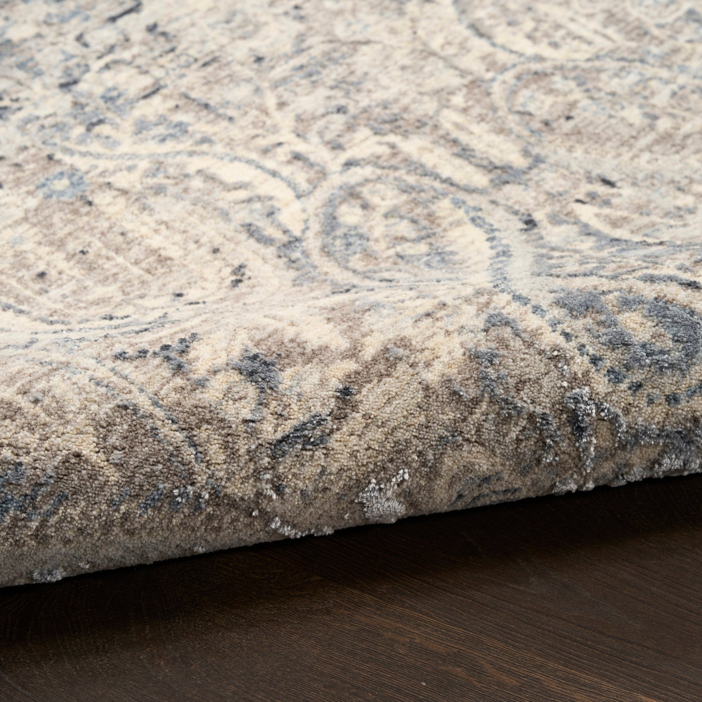 Nourison Sultana 9' x 12' Grey Blue Vintage Indoor Rug