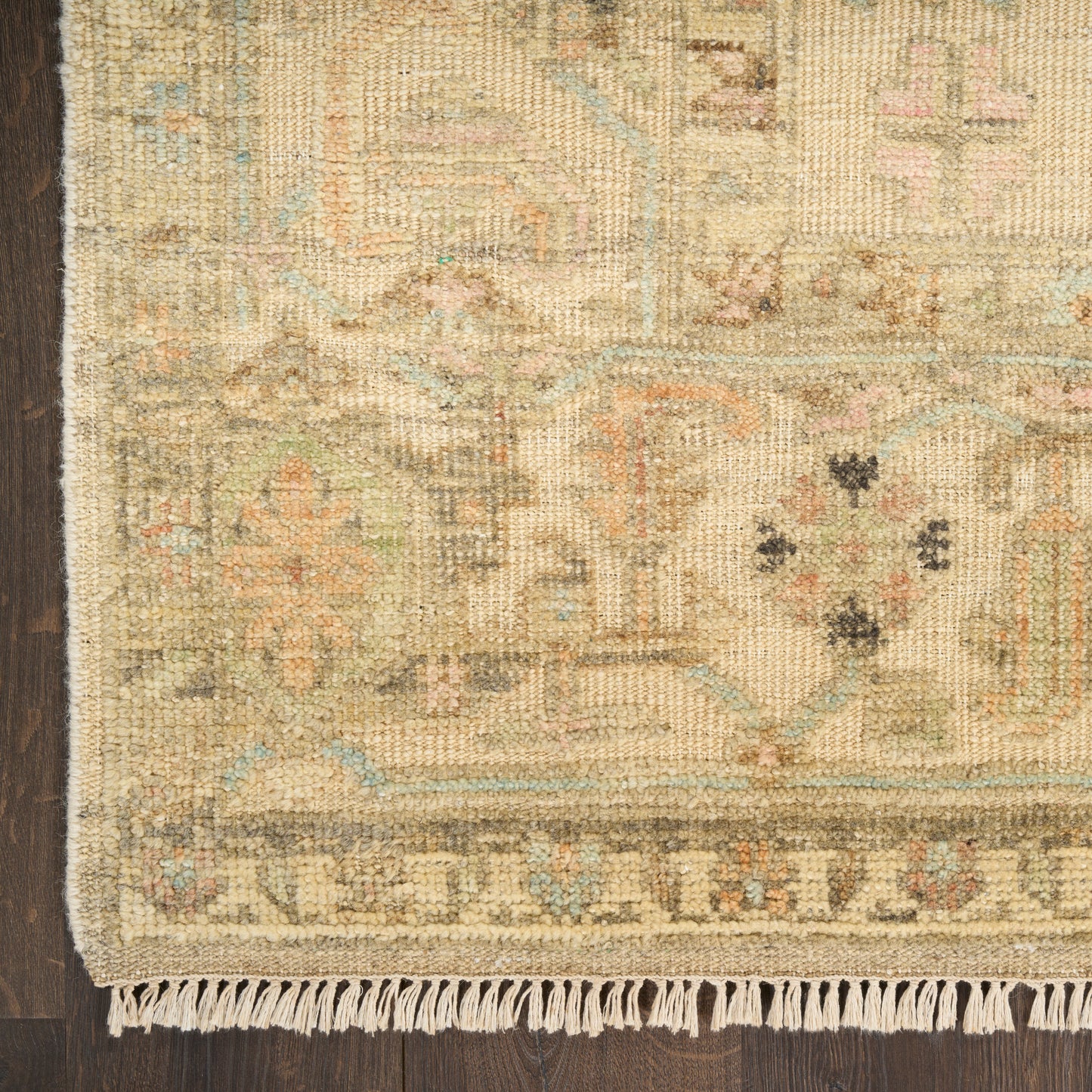 Nourison Heritage Vine 12' x 15' Beige Vintage Indoor Rug