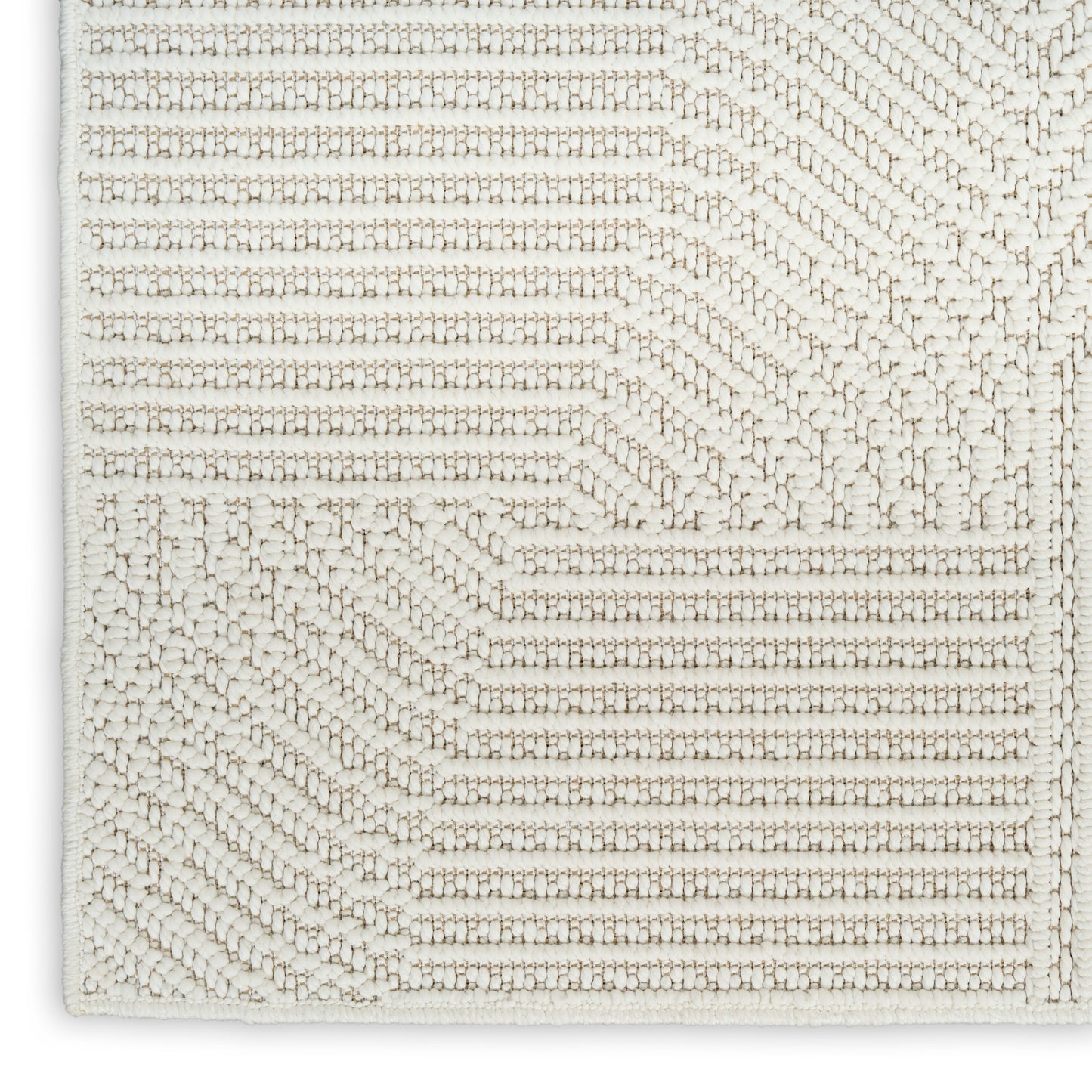 Nourison Natural Texture 2'3" x 7'6" Ivory Modern Indoor Rug