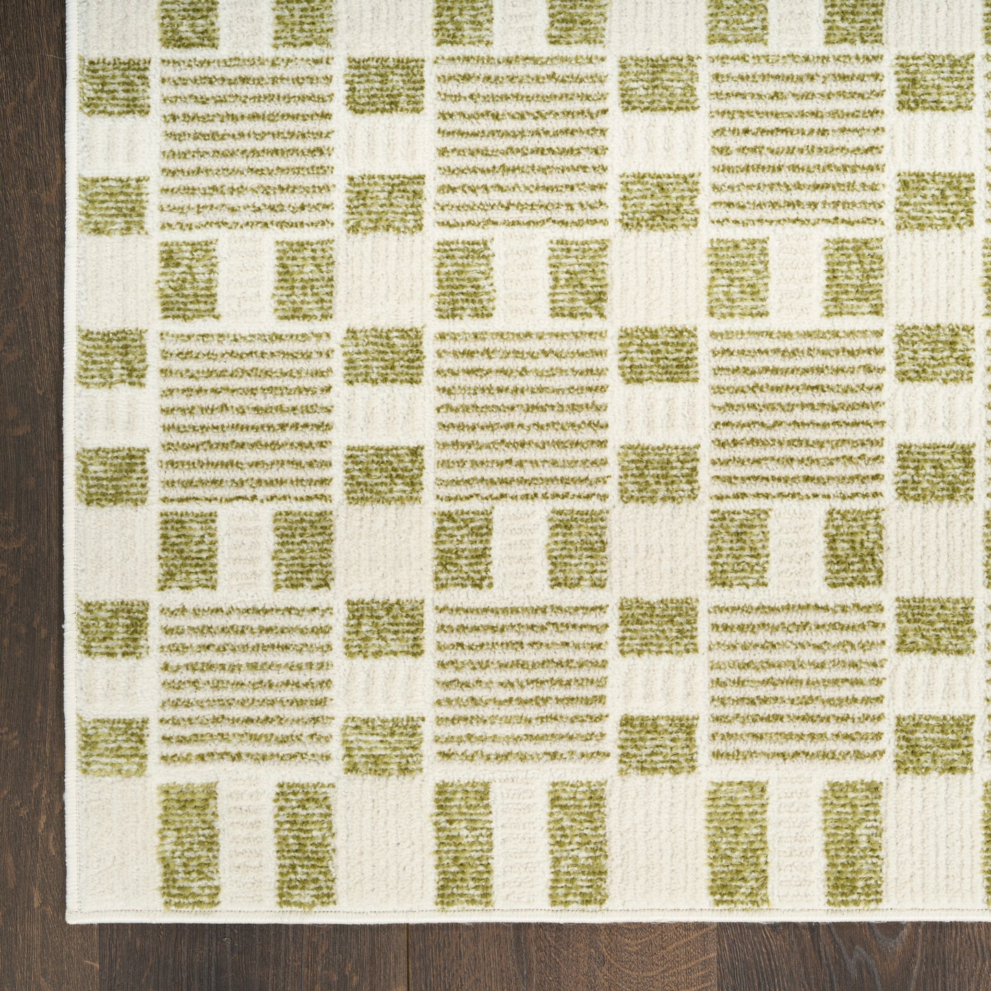 Nourison Nordic 4' x 6' Green Modern Indoor Rug