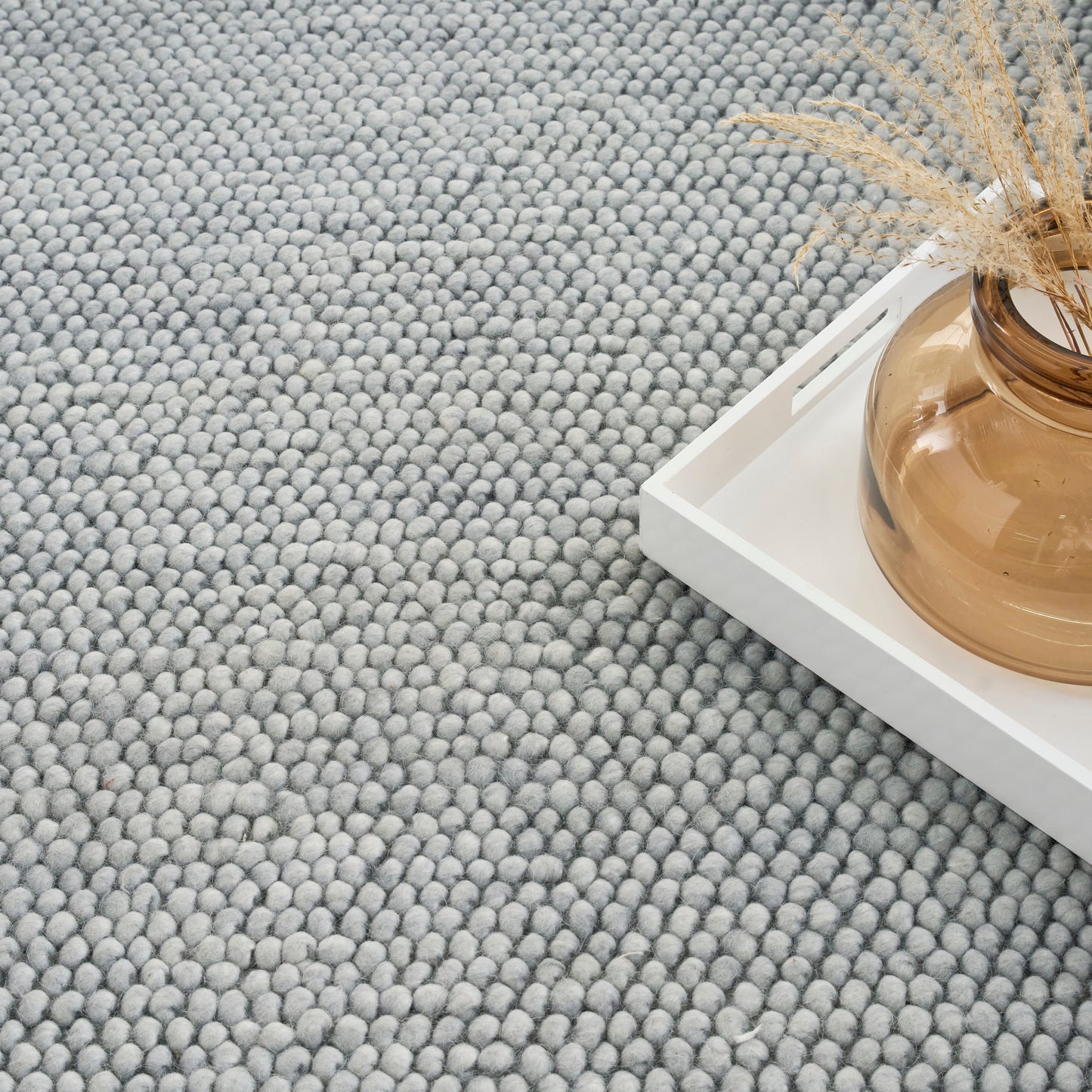 DKNY Pure Knots 4' x 6' Denim Modern Indoor Rug