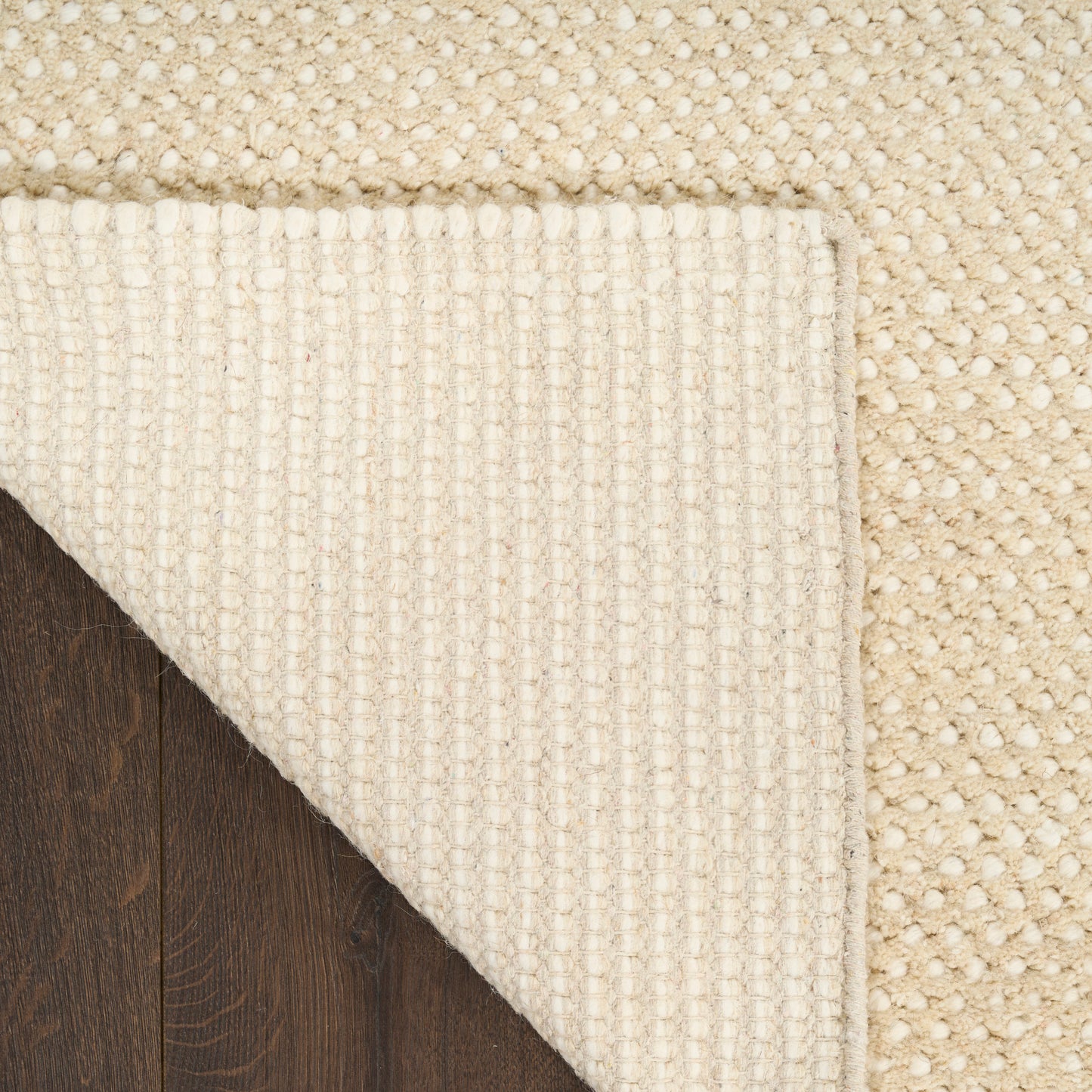 DKNY Pure Rows 8' x 10' Ivory Beige Farmhouse Indoor Rug