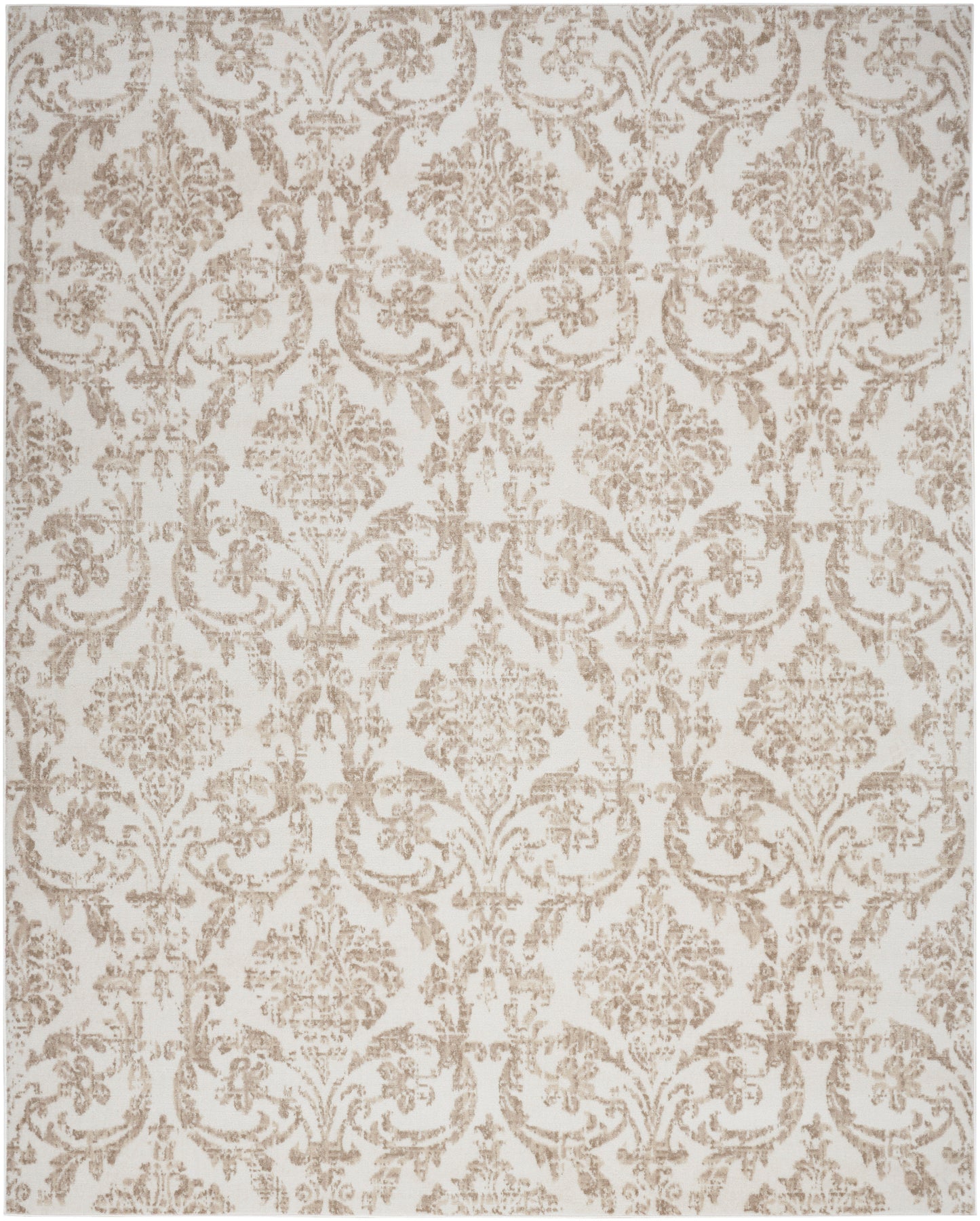 Nourison Jubilant 10' x 14' Ivory Beige Vintage Indoor Rug