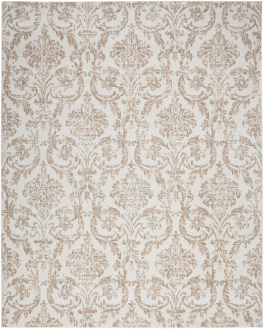 Nourison Jubilant 10' x 14' Ivory Beige Vintage Indoor Rug