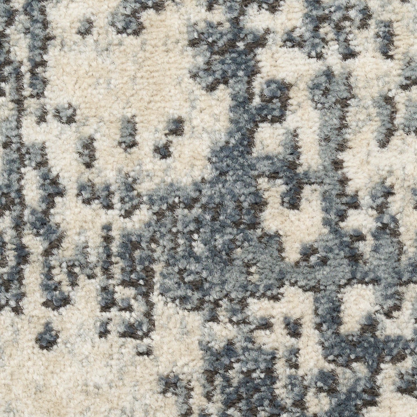 Nourison Quarry 5'3" x 7'3" Ivory Grey Modern Indoor Rug