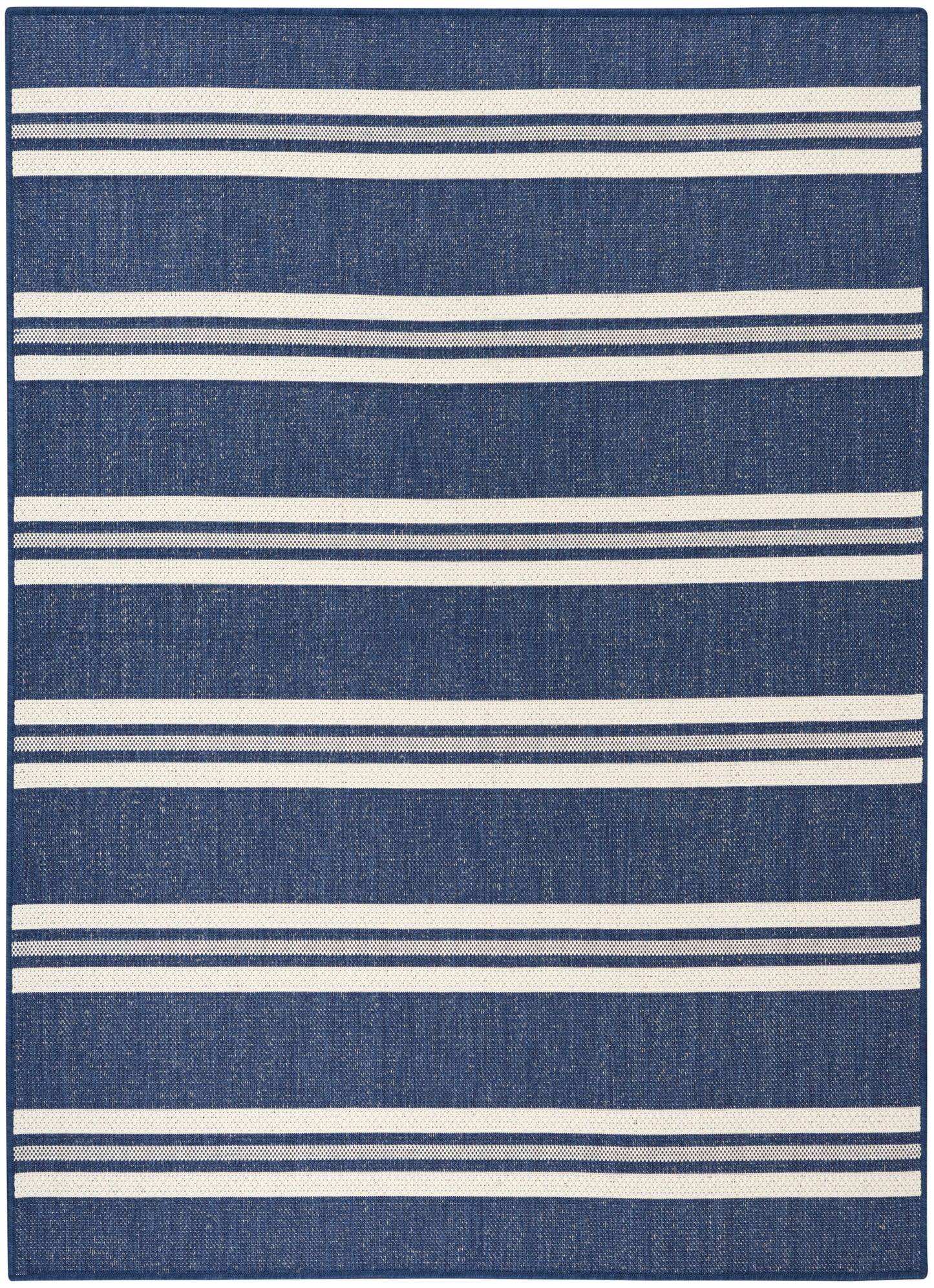 Nourison Horizon Indoor/Outdoor 5' x 7' Navy Modern Rug