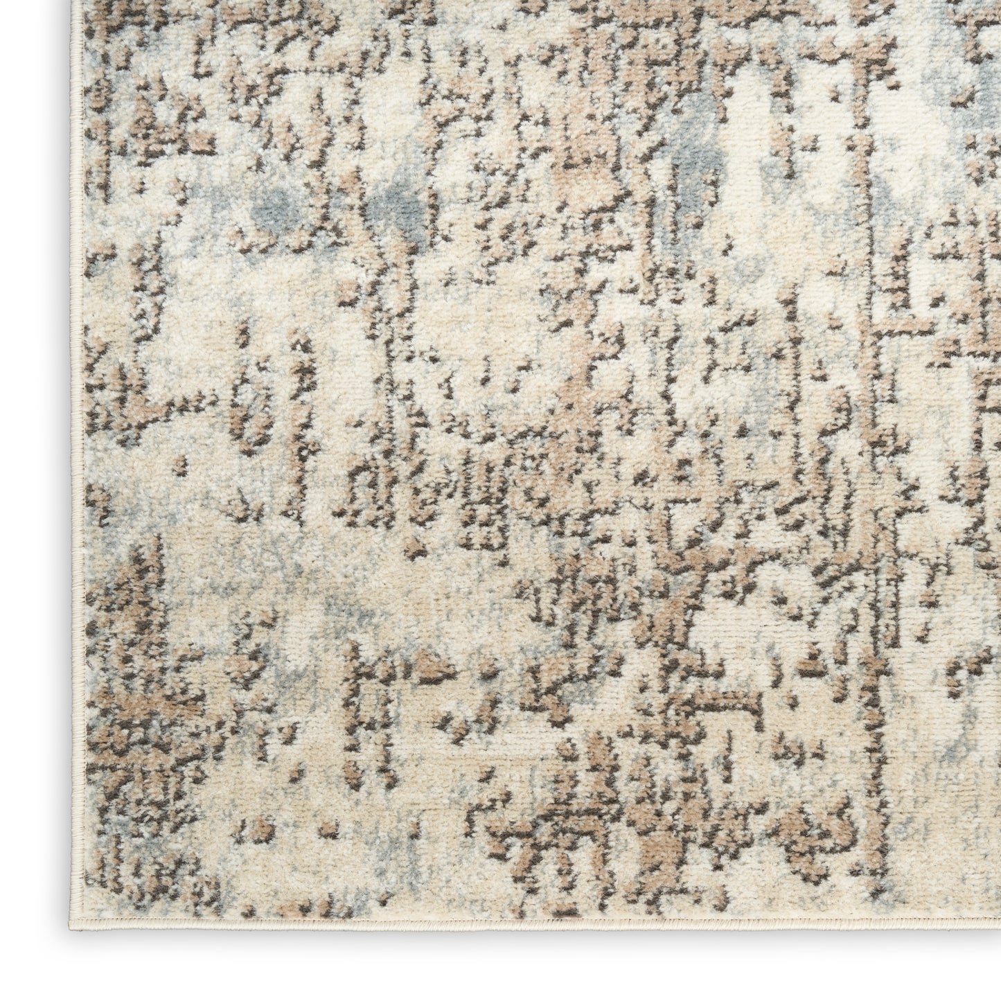 Nourison Quarry 5'3" x 7'3" Ivory Beige Modern Indoor Rug