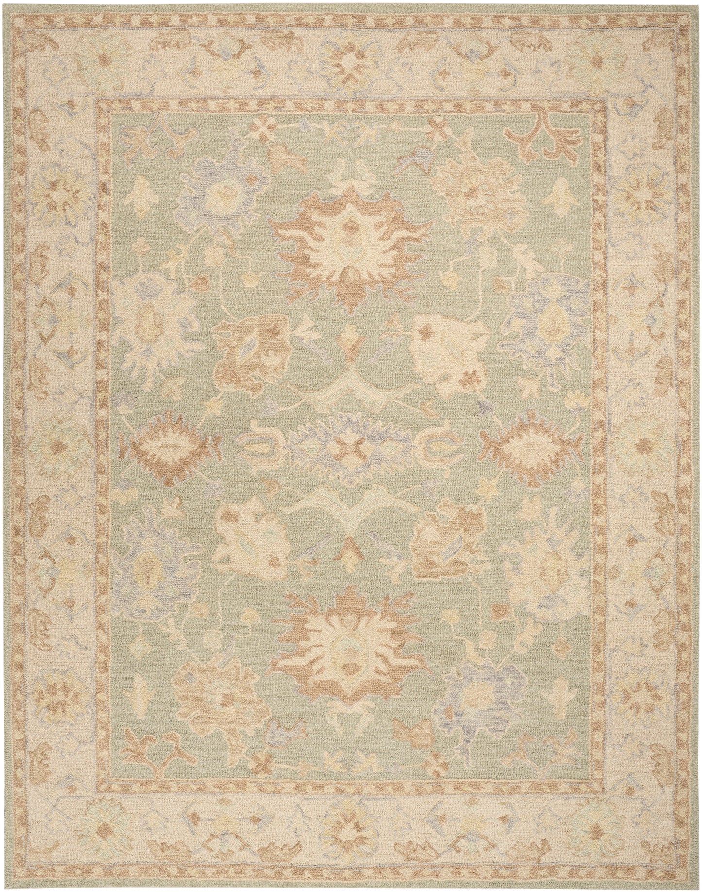 Nourison Maison 8'6" x 11'6" Sage Ivory Vintage Indoor Rug