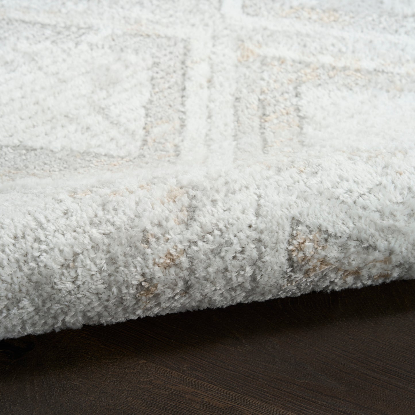 Nourison Dekor 5'3" x 7' Grey Modern Indoor Rug