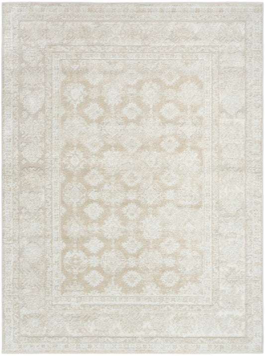 Nourison Dekor 5'3" x 7' Ivory Beige Vintage Indoor Rug