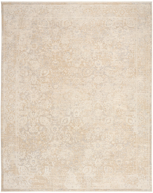 Nourison Sultana 7'10" x 10'2" Beige Vintage Indoor Rug