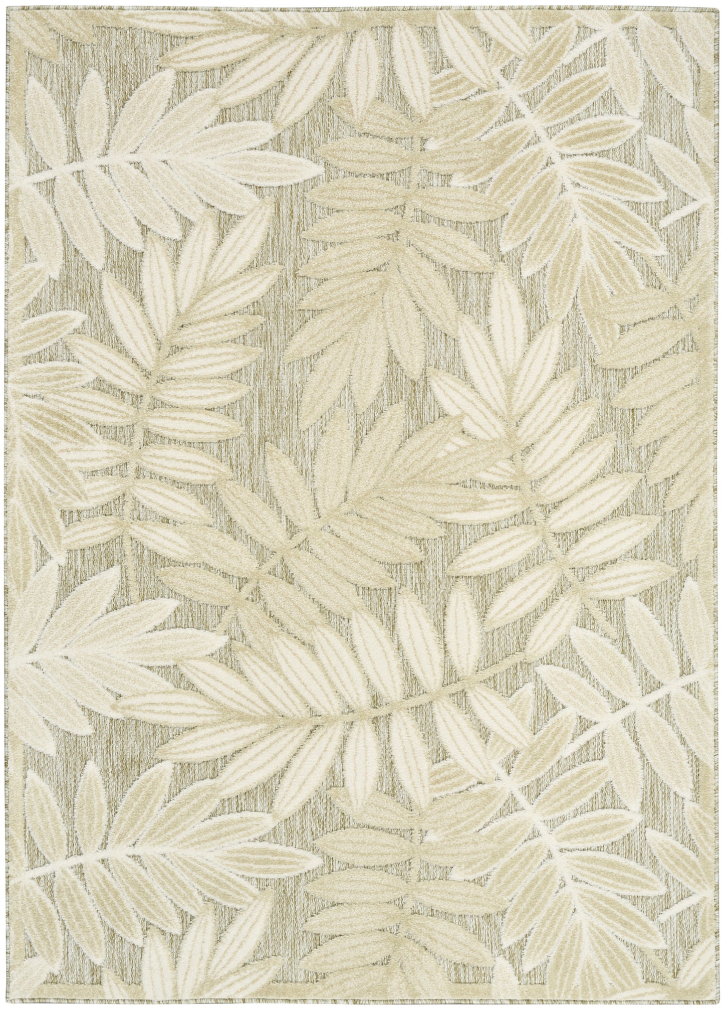 Nourison Aloha 5'3" x 7'5" Ivory Sage Modern Rug
