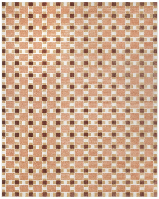 Nourison Nordic 8' x 10' Rust Modern Indoor Rug