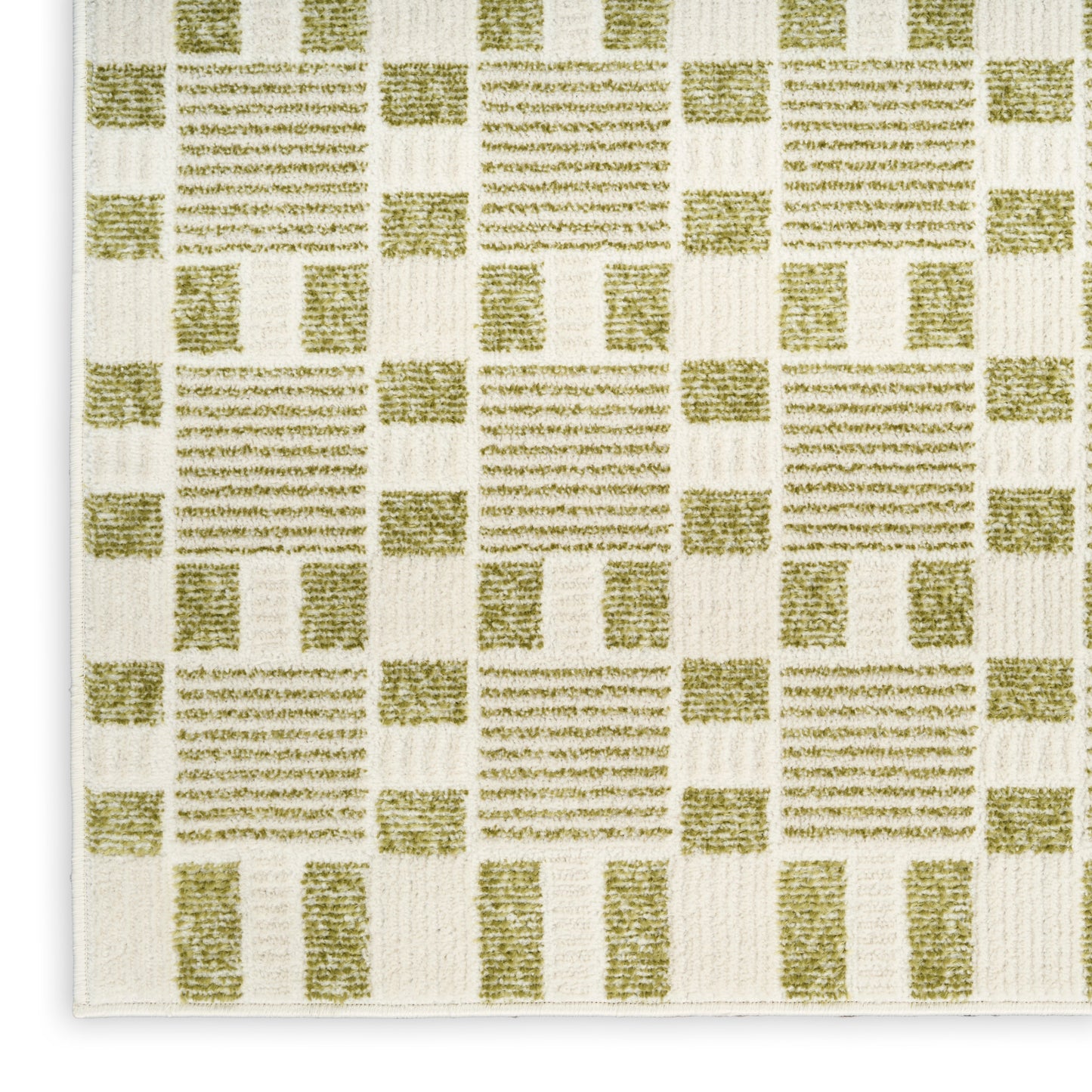 Nourison Nordic 4' x 6' Green Modern Indoor Rug
