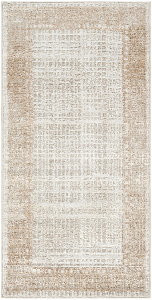 Nourison Dekor 2' x 4' Ivory Beige Modern Indoor Rug