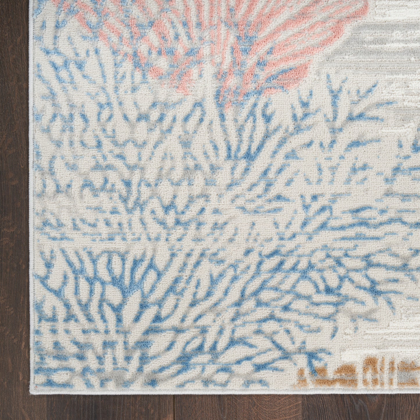 Nourison Seaside 9' x 12' Multicolor Coastal, Nautical & Beach Indoor Rug