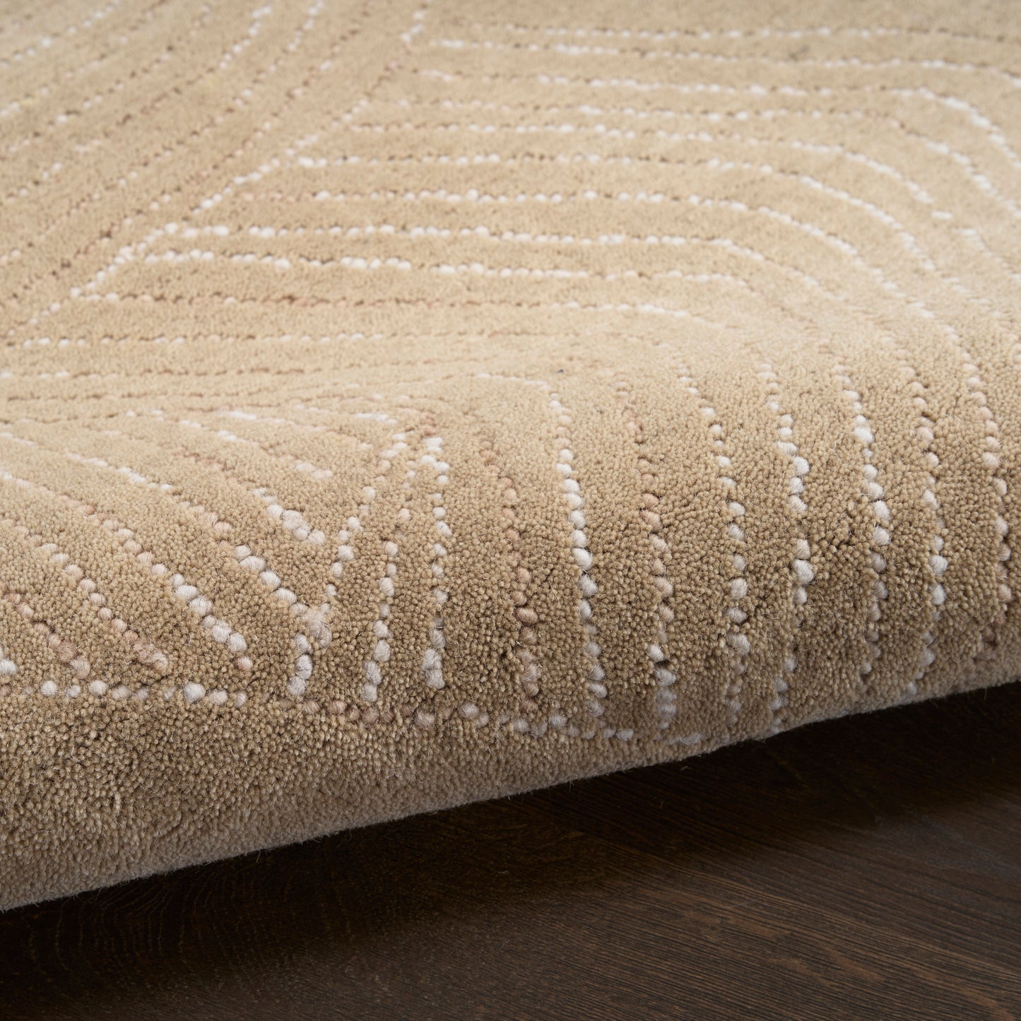 DKNY Pure Patterns 3'9" x 5'9" Camel Modern Indoor Rug