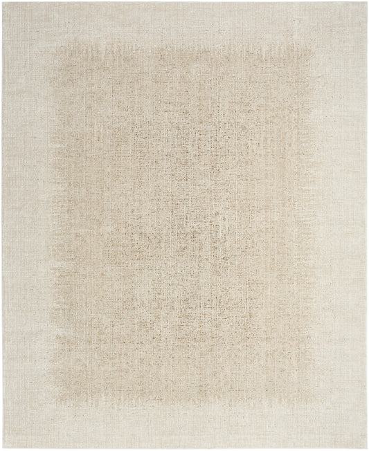 DKNY Grand Street 7'10" x 9'10" Ivory Beige Modern Indoor Rug