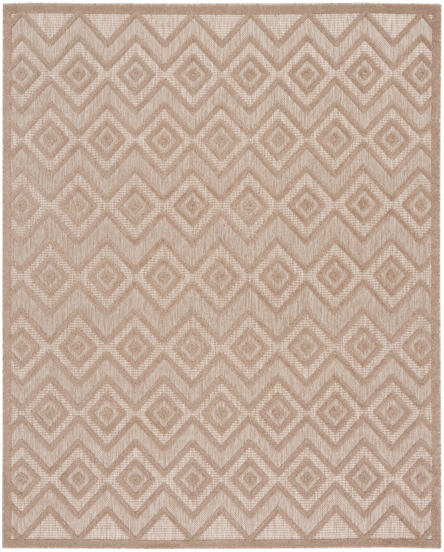 Nourison Versatile 9' x 12' Natural Beige Modern Rug