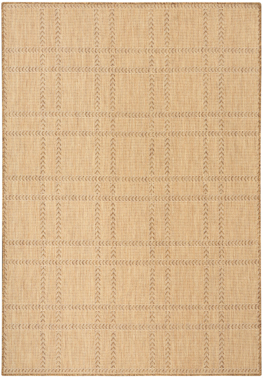 Nourison Horizon Indoor/Outdoor 4' x 6' Natural Modern Rug