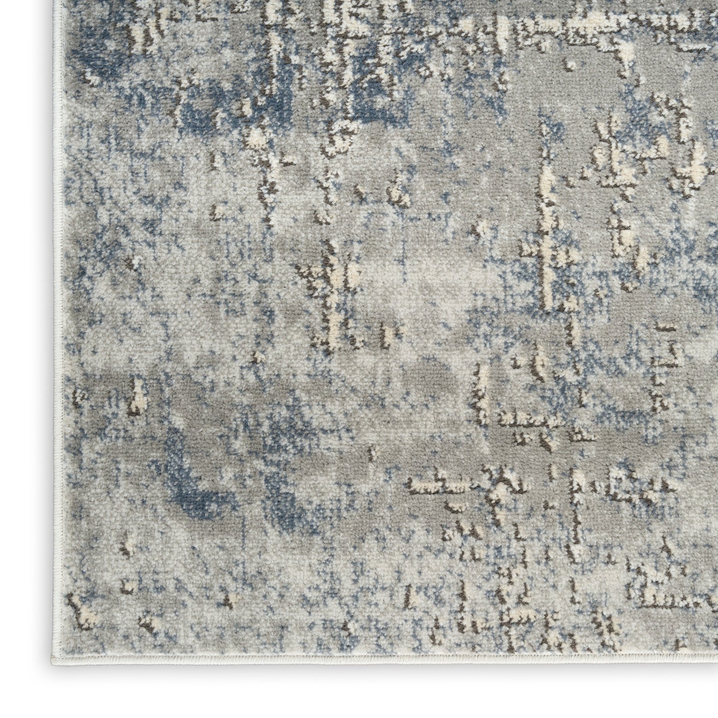 Nourison Quarry 7'10" x 9'10" Dark Grey Modern Indoor Rug