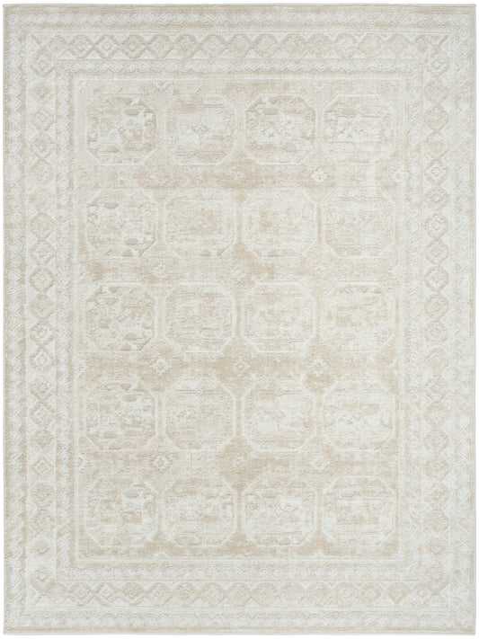 Nourison Dekor 5'3" x 7' Ivory Beige Vintage Indoor Rug