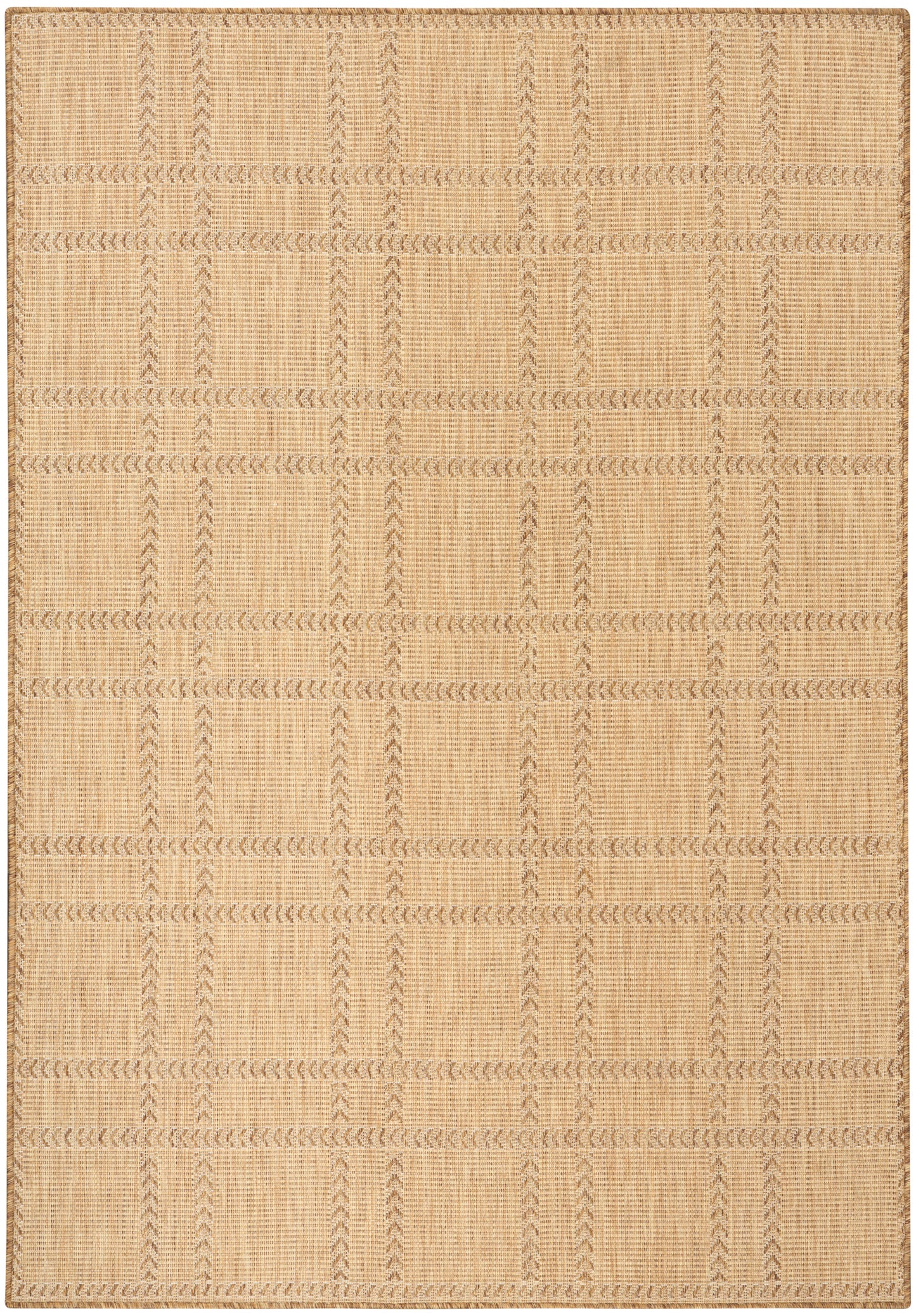 Nourison Horizon Indoor/Outdoor 6' x 9' Natural Modern Rug