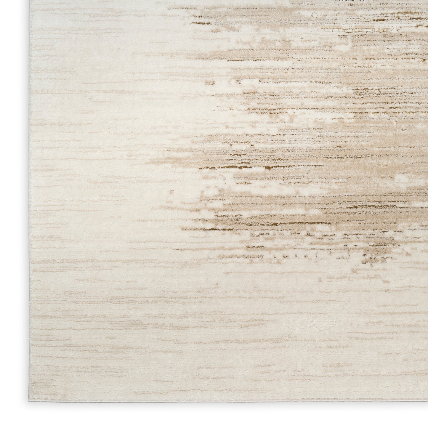 DKNY Grand Street 6' x 9' Ivory Taupe Modern Indoor Rug
