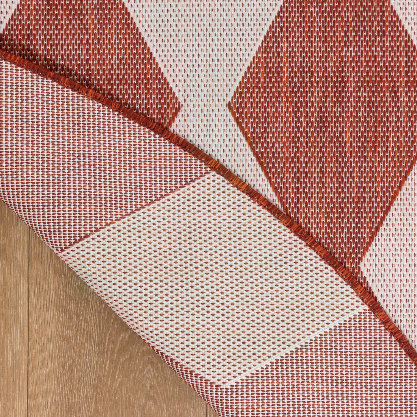 Nourison Positano 8' x Round Terracotta Modern Rug