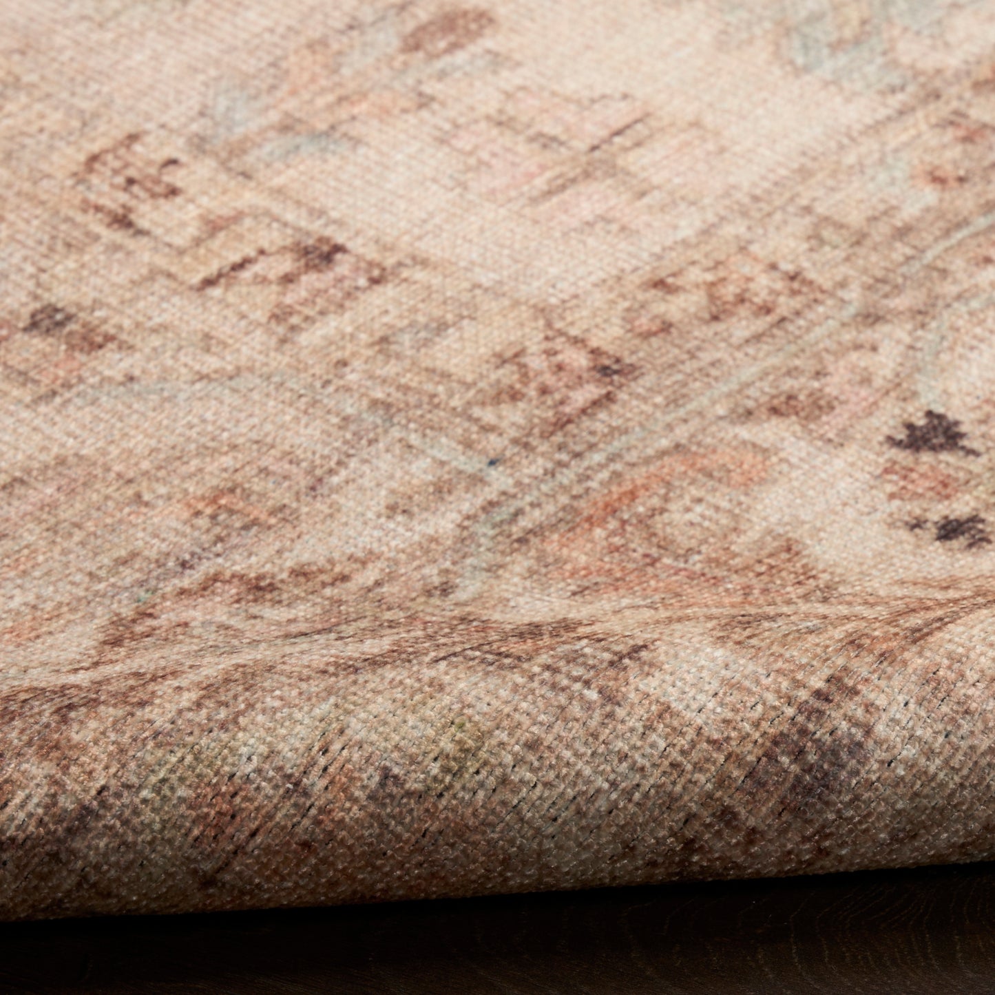 Nourison Vintage Washables 4' x 6' Beige Vintage Indoor Rug