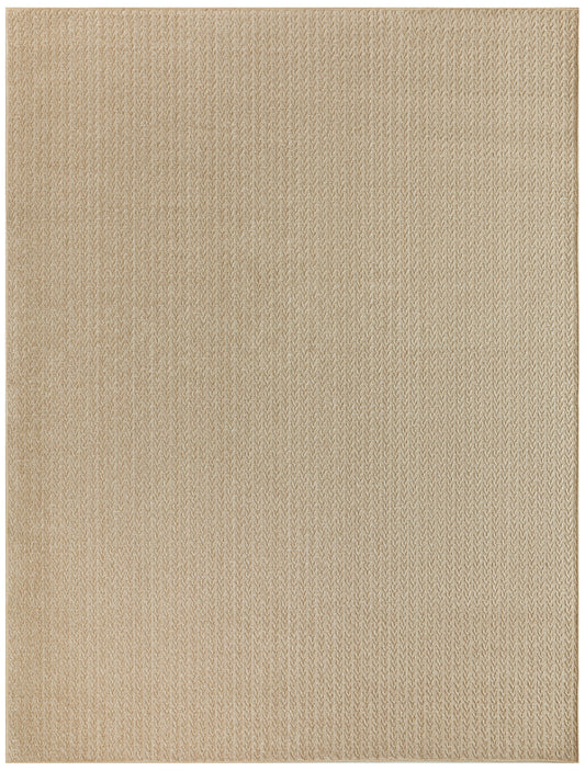 Nourison Tulum 10' x 14' Taupe Outdoor Rug