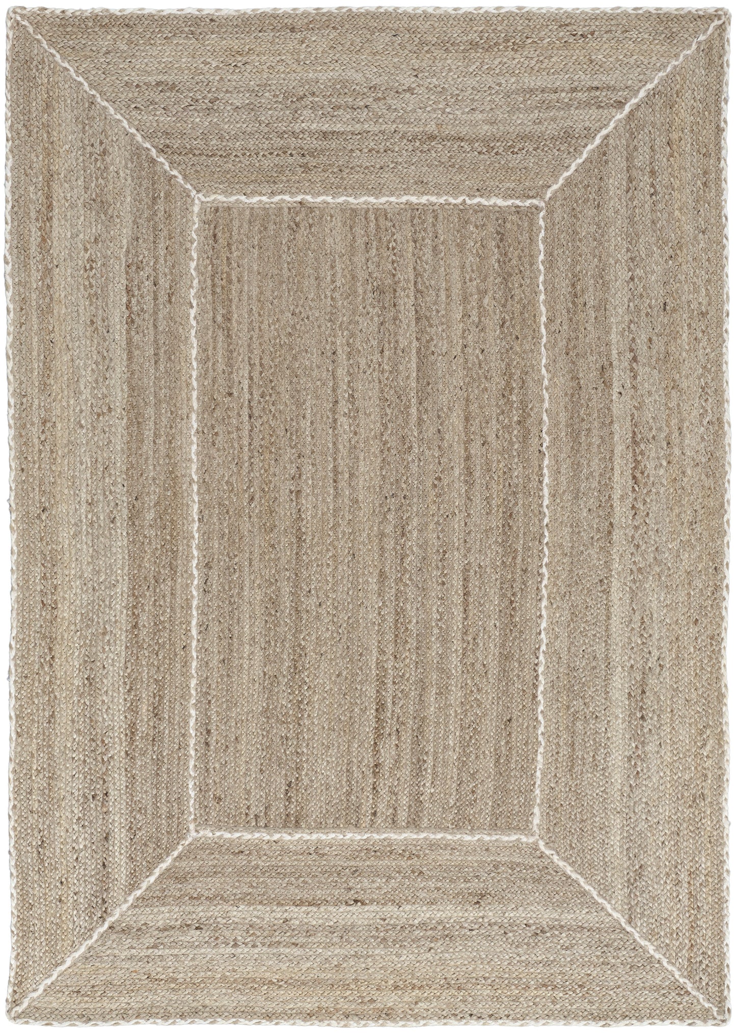 Nourison Terrazzo Jute 6' x 9' Natural Grey Farmhouse Indoor Rug