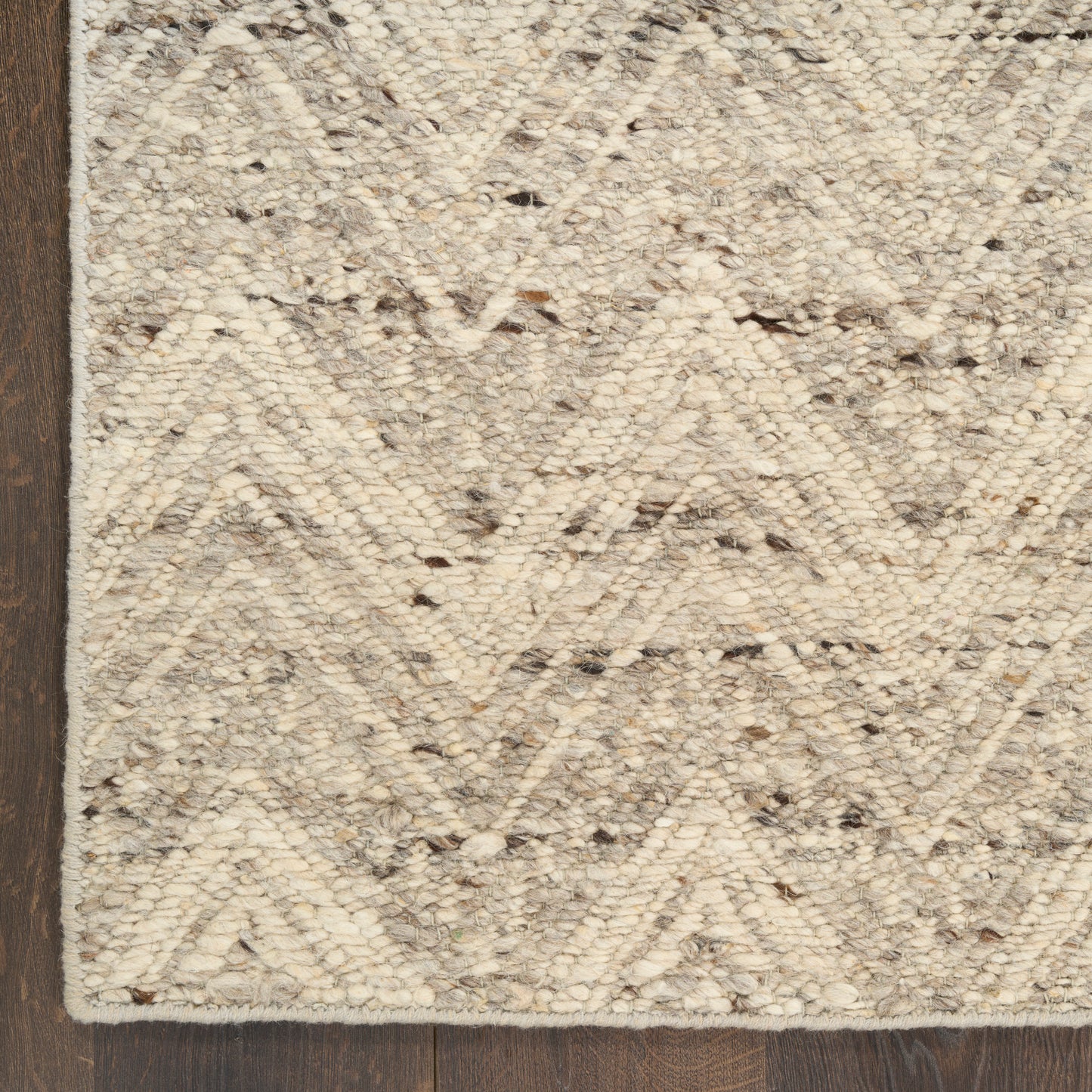 DKNY Pure Purl 9'9" x 13'9" Grey Ivory Modern Indoor Rug