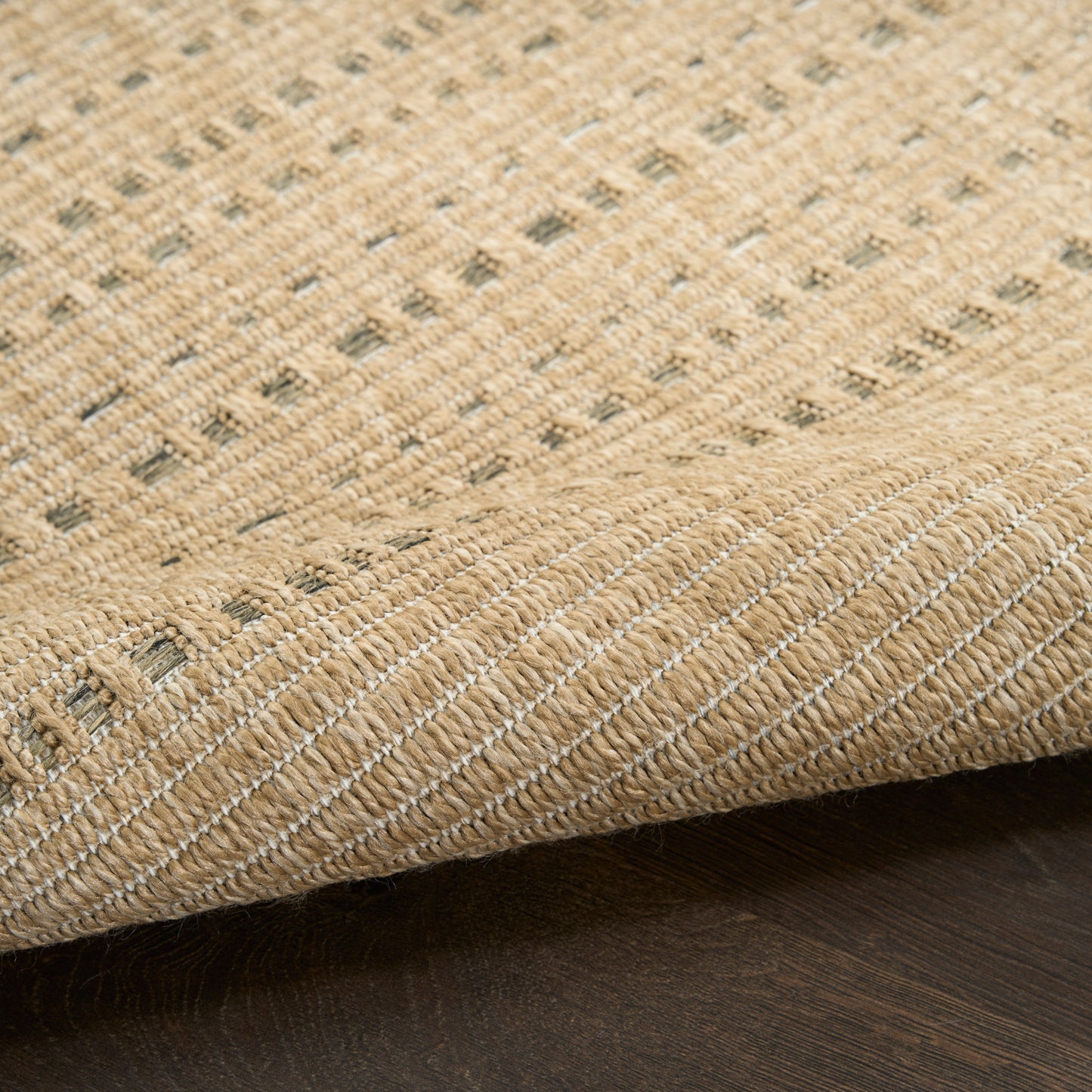 Nourison Tulum 2' x 6' Taupe Outdoor Rug