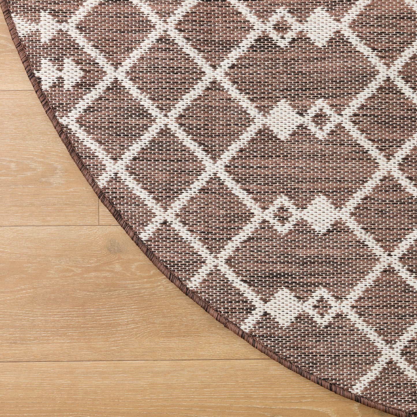 Nourison Positano 8' x Round Natural Modern Rug