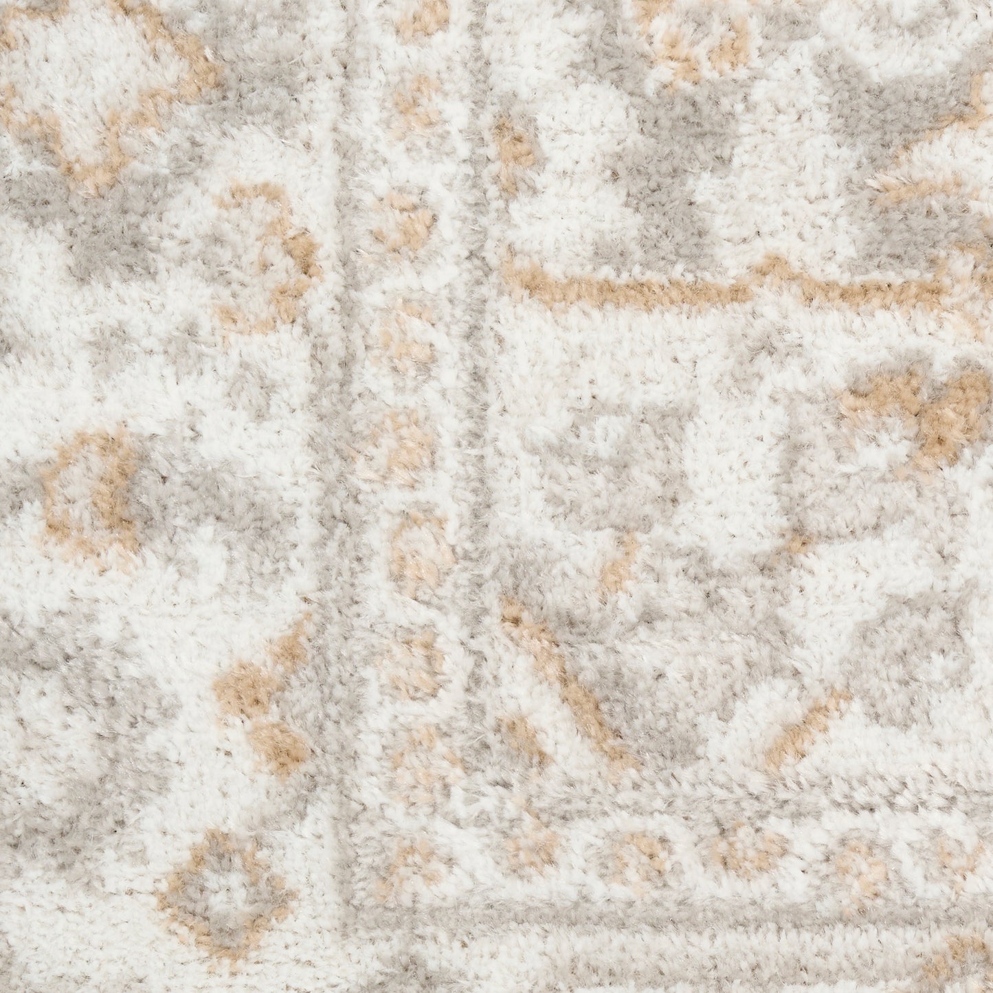 Nourison Dekor 7'10" x 9'10" Light Grey Vintage Indoor Rug