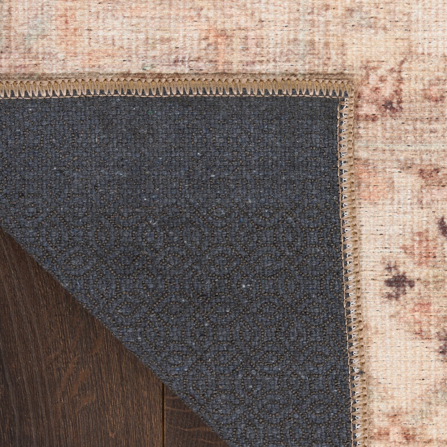 Nourison Vintage Washables 9' x 12' Beige Vintage Indoor Rug
