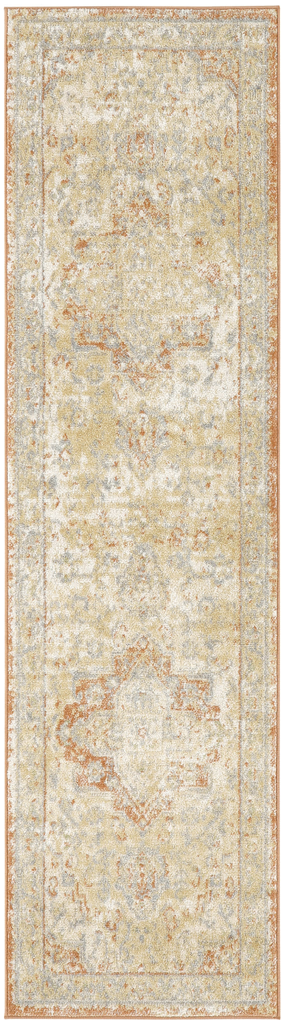 Nourison Nourison Essentials Persian 2'2" x 10' Beige Rust Vintage Rug