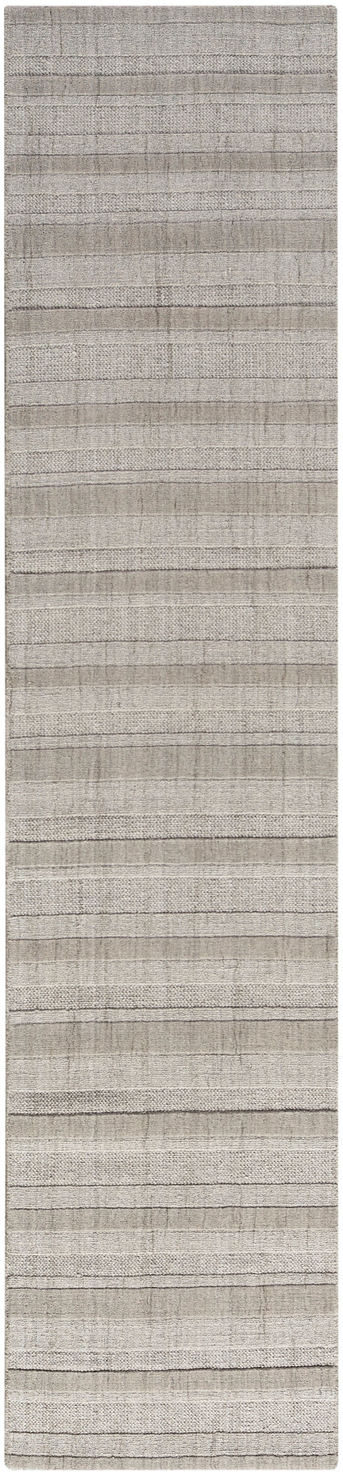 DKNY Pure Multi Weave 2'3" x 10' Grey Contemporary Indoor Rug
