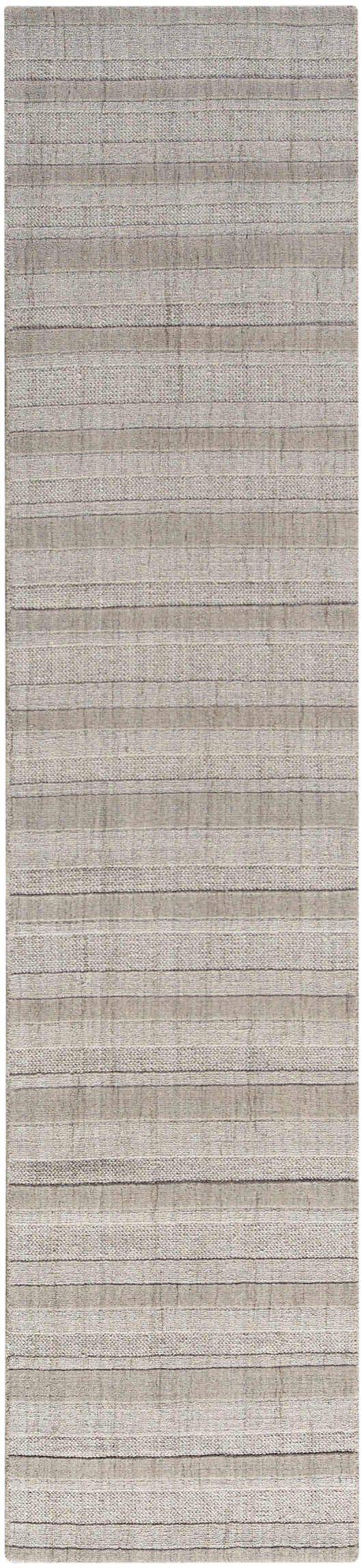 DKNY Pure Multi Weave 2'3" x 10' Grey Contemporary Indoor Rug