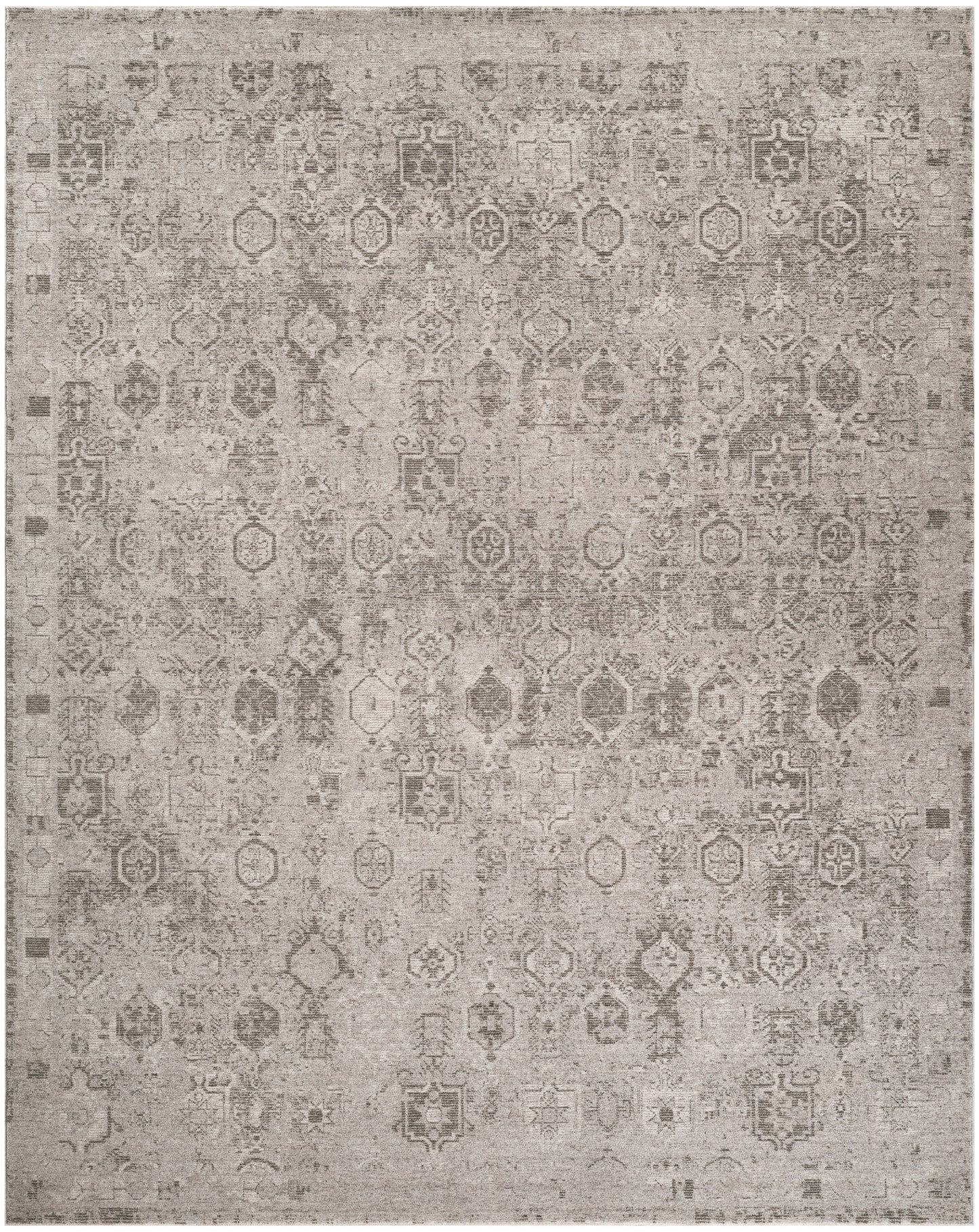DKNY Pure Shades 9' x 12' Grey Vintage Indoor Rug