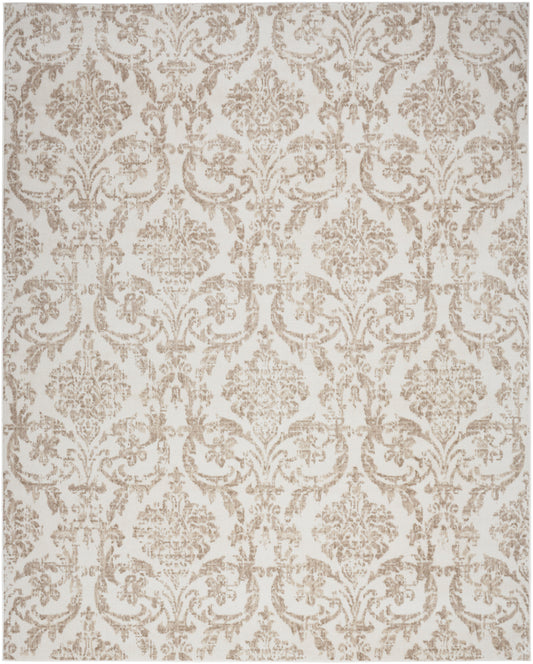 Nourison Jubilant 4' x 6' Ivory Beige Vintage Indoor Rug