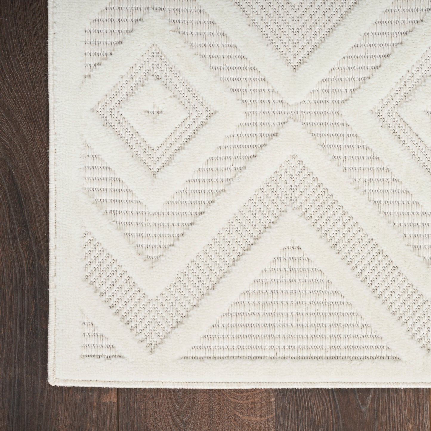 Nourison Versatile 9' x 12' Ivory White Modern Rug