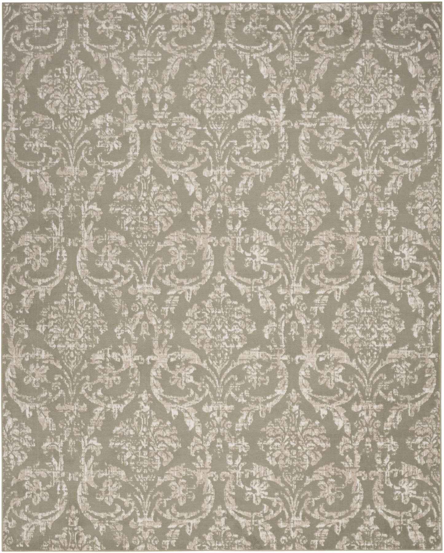 Nourison Jubilant 10' x 14' Olive Vintage Indoor Rug