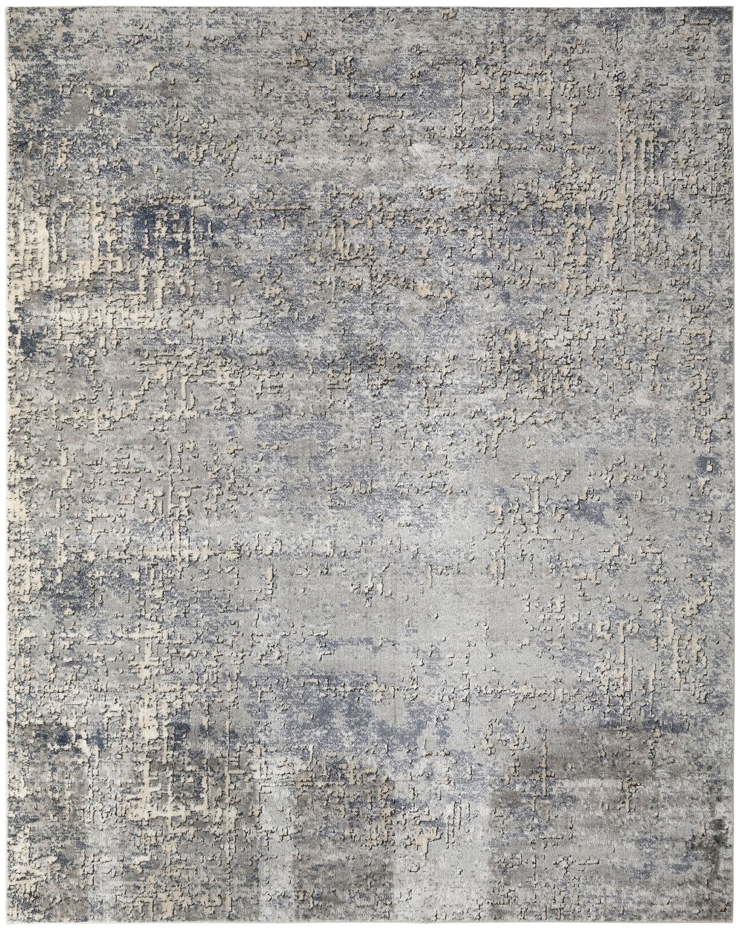 Nourison Quarry 7'10" x 9'10" Dark Grey Modern Indoor Rug