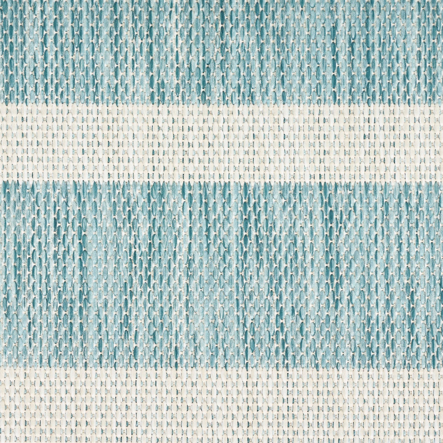 Nourison Positano 10' x 14' Aqua Ivory Modern Rug