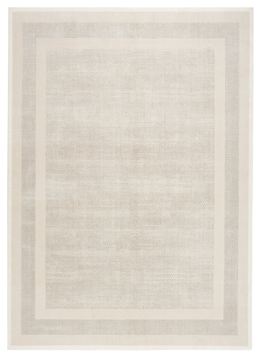 DKNY Grand Street 5'3" x 7'3" Ivory Taupe Modern Indoor Rug