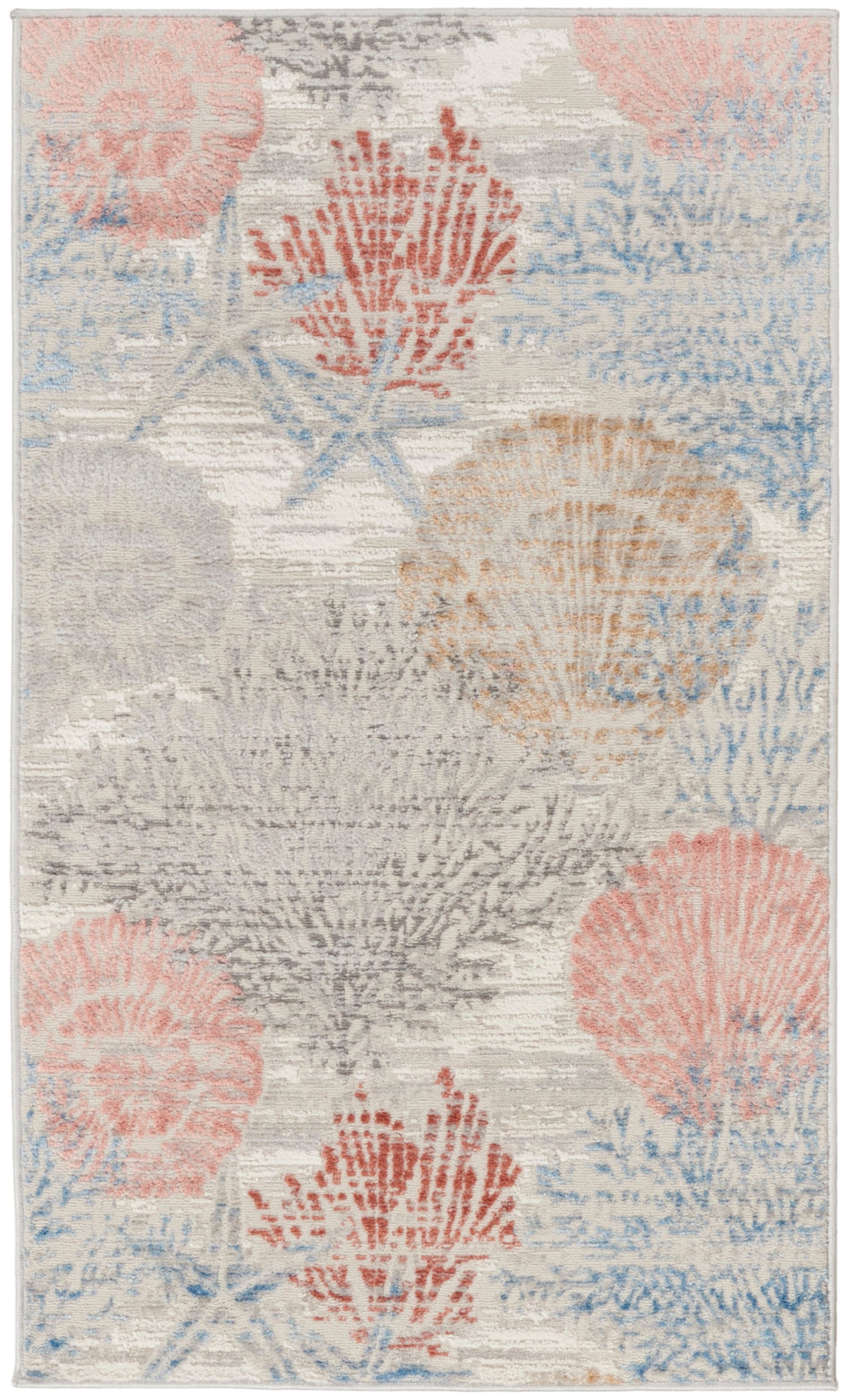 Nourison Seaside 2' x 3' Multicolor Coastal, Nautical & Beach Indoor Rug