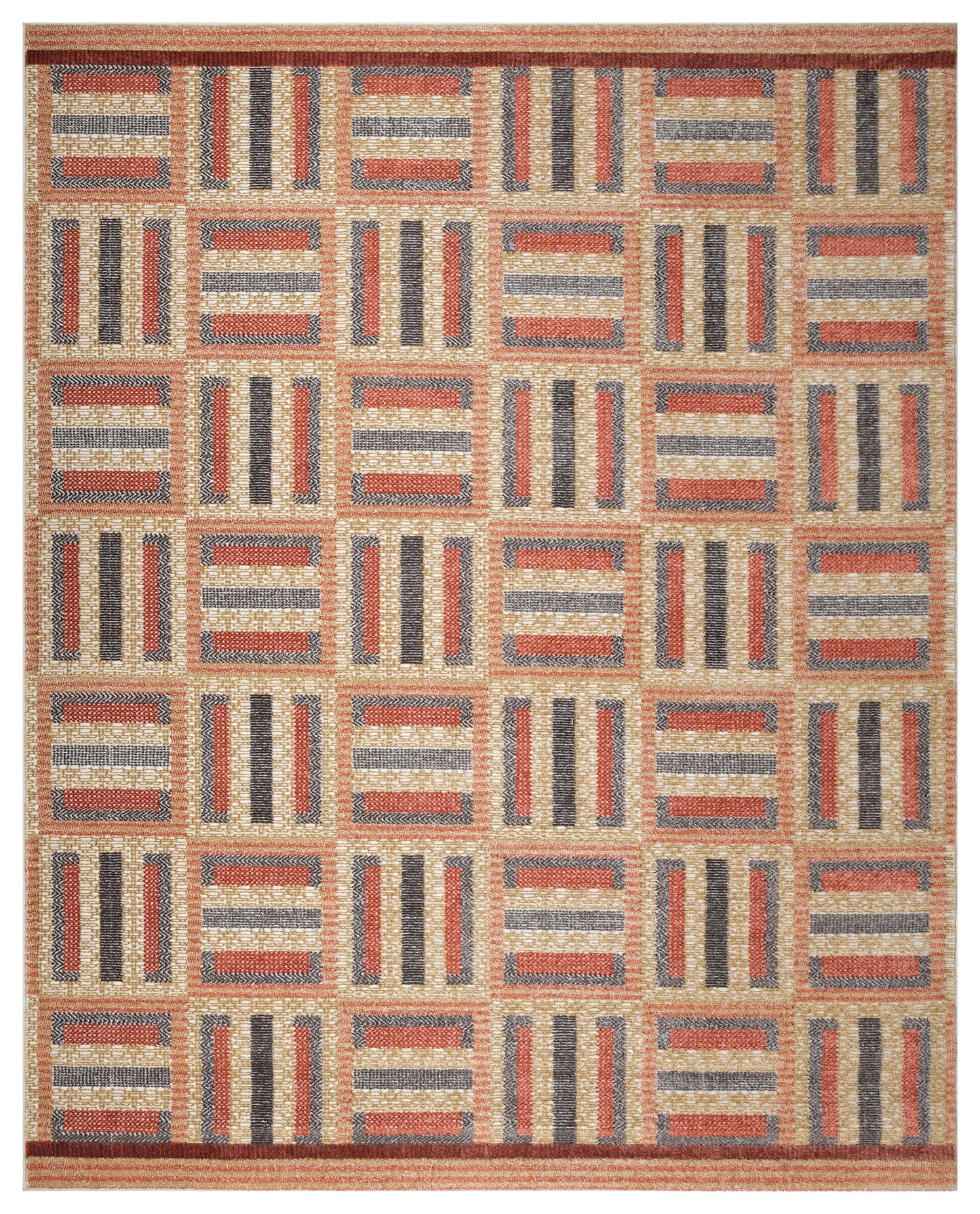 Nourison Nordic 8' x 10' Multicolor Modern Indoor Rug
